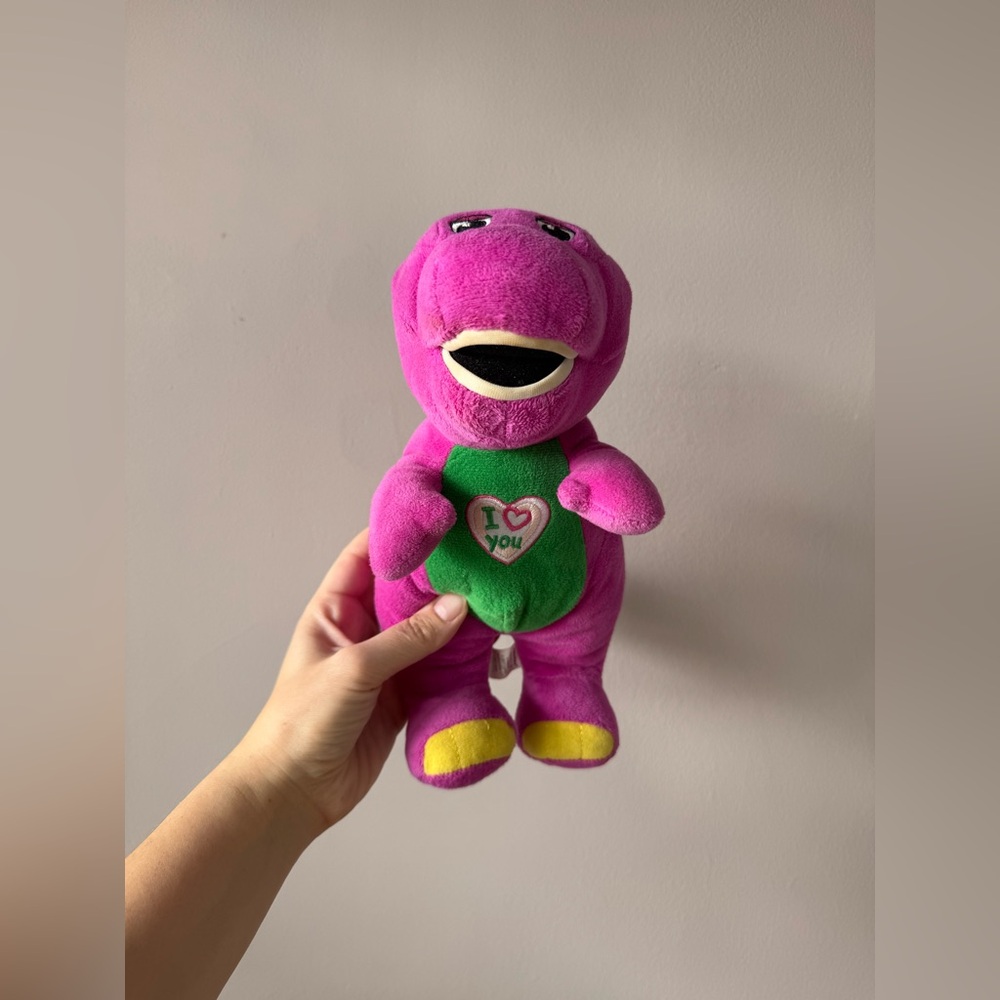 Barney 2017 Iconic I love You Singing‎ Dinosaur Plush Stuffed Animal